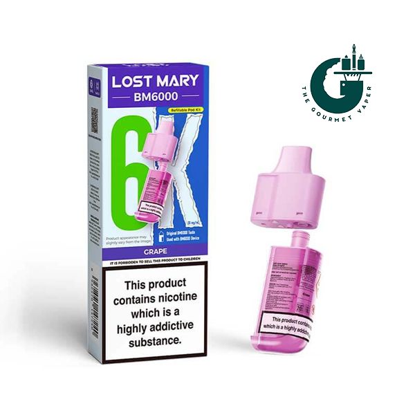 LOST MARY BM6000 pre-filled replaceable pods.