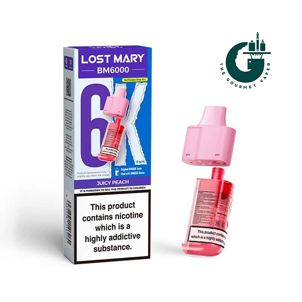 LOST MARY BM6000 pre-filled replaceable pods.