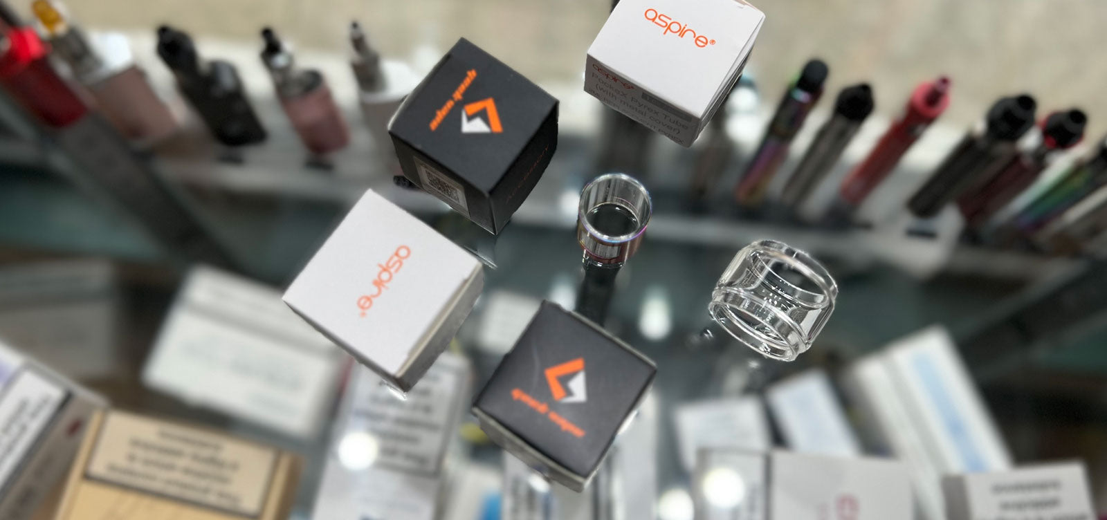 Glass Pods and Spares at The Gourmet Vaper