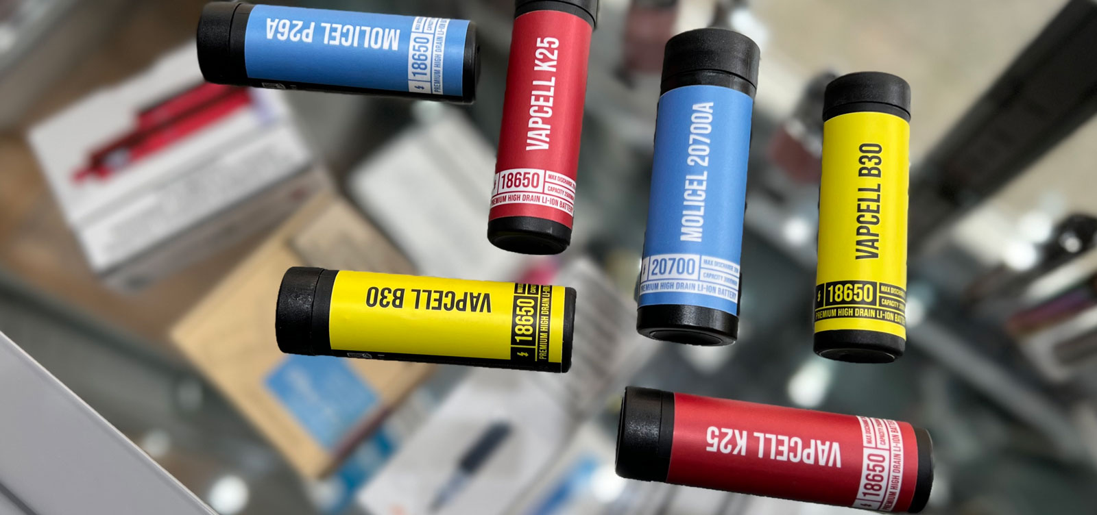 Batteries at The Gourmet Vaper