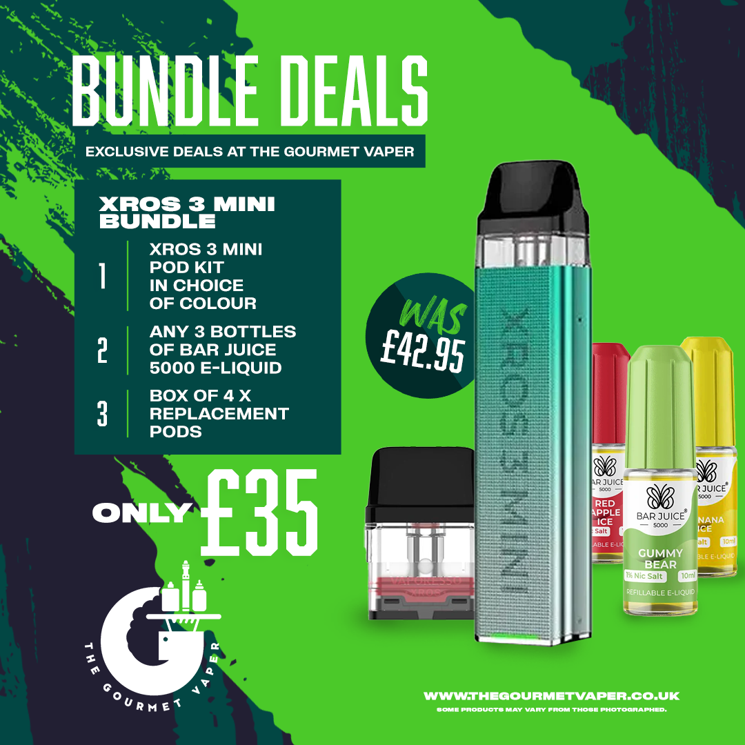 Vaporesso XROS Mini 3 Pod Kit Bundle Deal