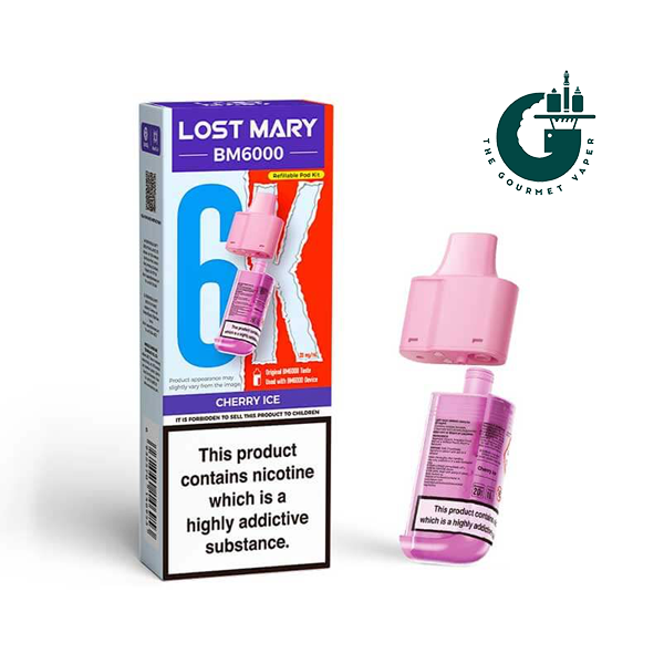 LOST MARY BM6000 pre-filled replaceable pods.